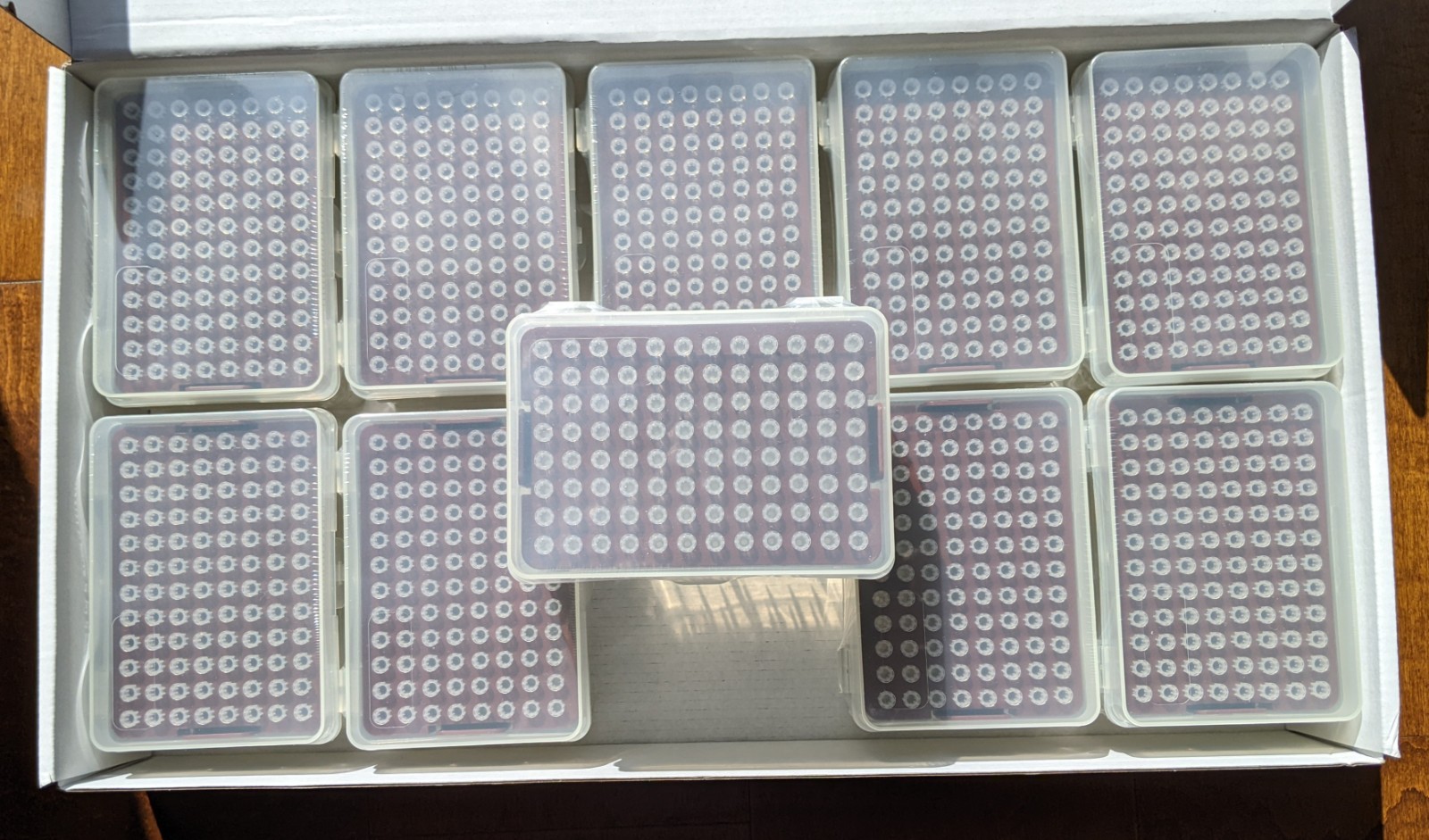 10uL Long Universal Sterile Racked Pipette tips, 960pcs/box, 4800pcs/case