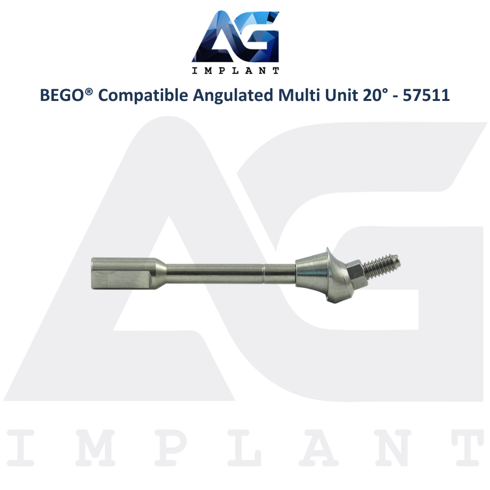 x10 Angulated Multi Unit 20° Prosthetic Compatible with BEGO® – 57511 Dental Lab