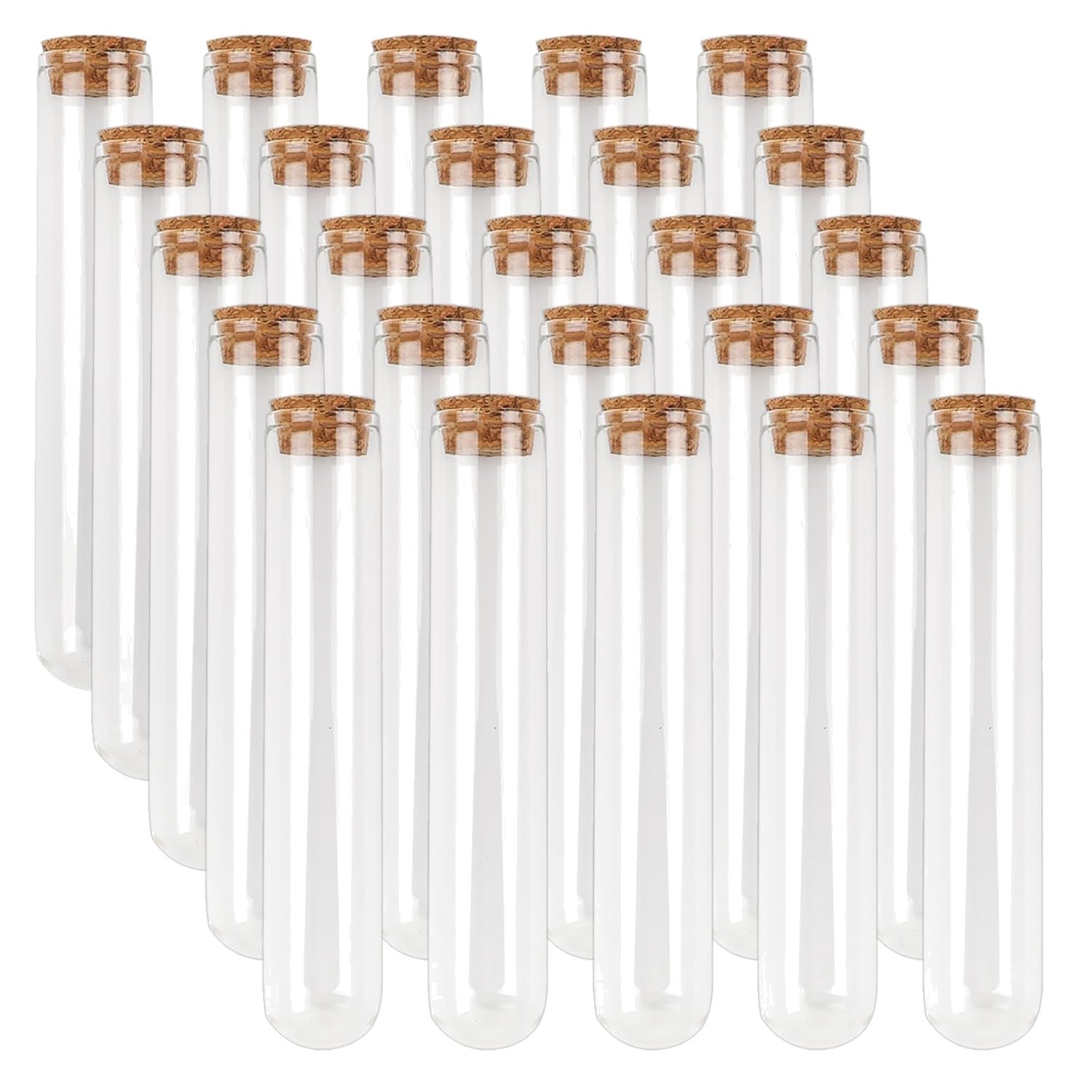 Science Lab Party Supplies – 25 Glass Tubes with Corks