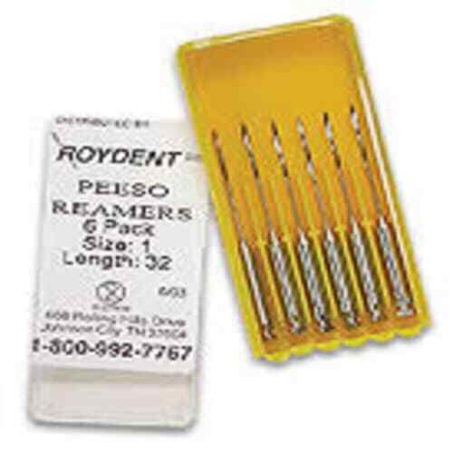 Roydent #5 Peeso reamer, 28 mm, 6 pack instruments
