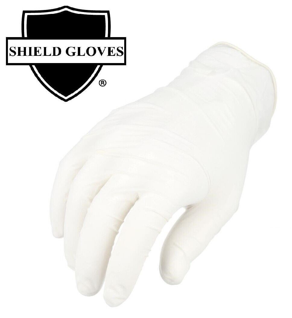 Powder Free Latex Disposable Exam Gloves Small 4.5 Mil Natural Rubber 72000 Qty