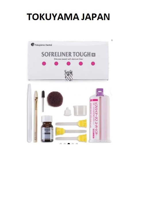 Dental SOFRELINER TOUGH a Durable Chairside Soft Denture Liner SOFT or MEDIUM