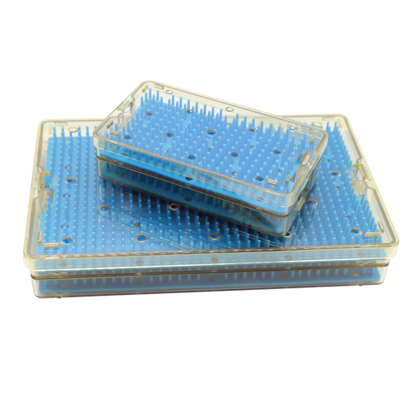 PPSU sterilization tray case sterilising w/ silicone mat surgical instrument