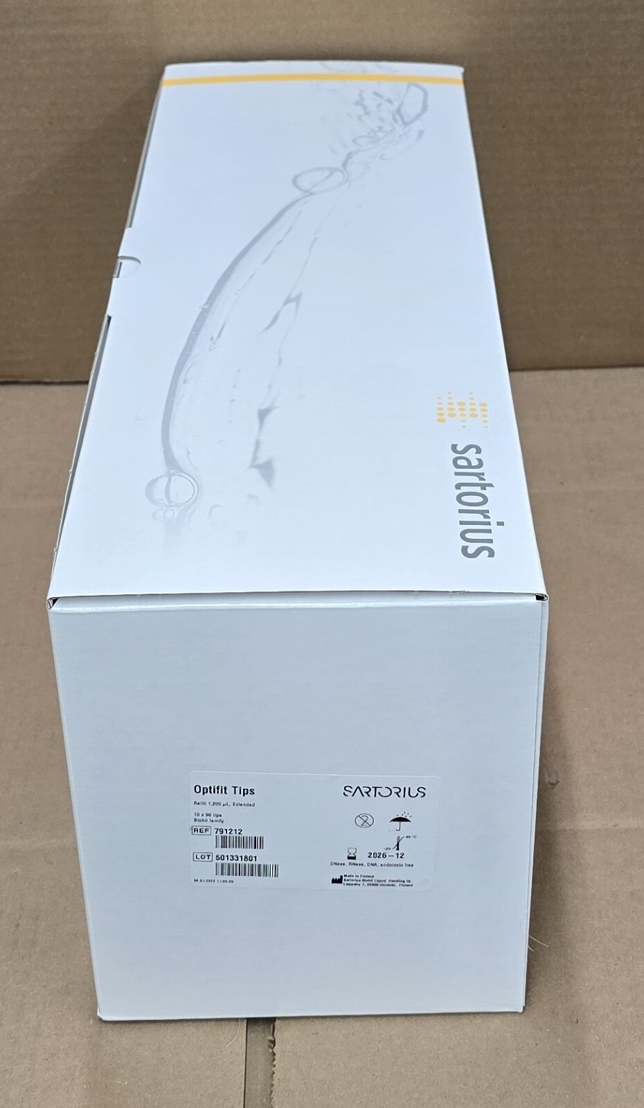 SARTORIUS 79212 Optifit Pipette Tips Refill 1200μL (10×96) tips BRAND NEW