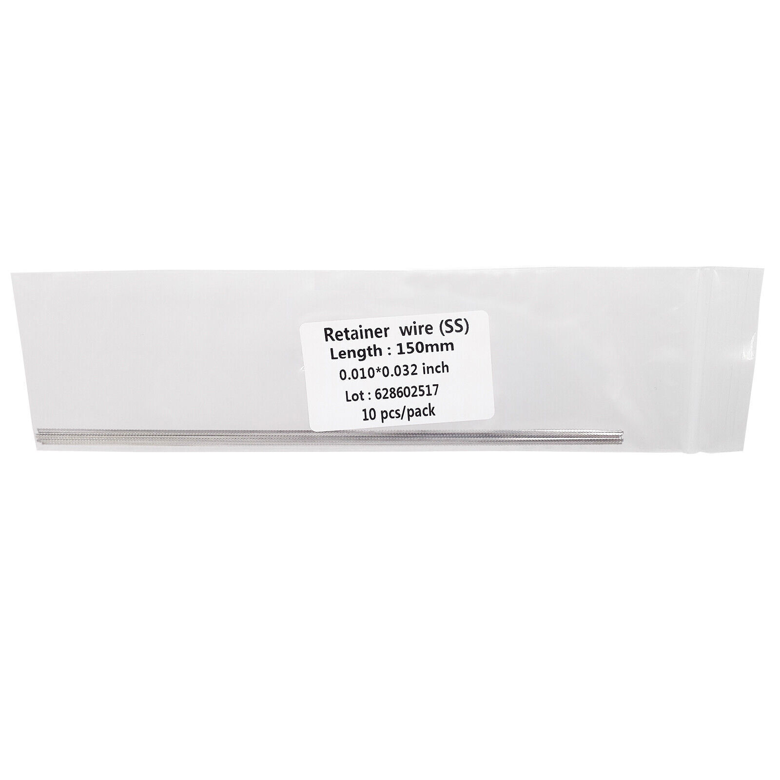 10Pcs/Pack Dental Orthodontic Flat Strand Lingual Retainer Wire .010″x.028″