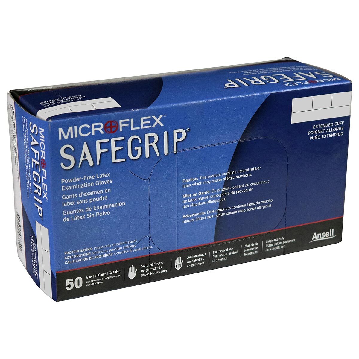 Microflex SG375XL-10 (X-Large) Disposable Latex Gloves Medical/Exam Grade, Case