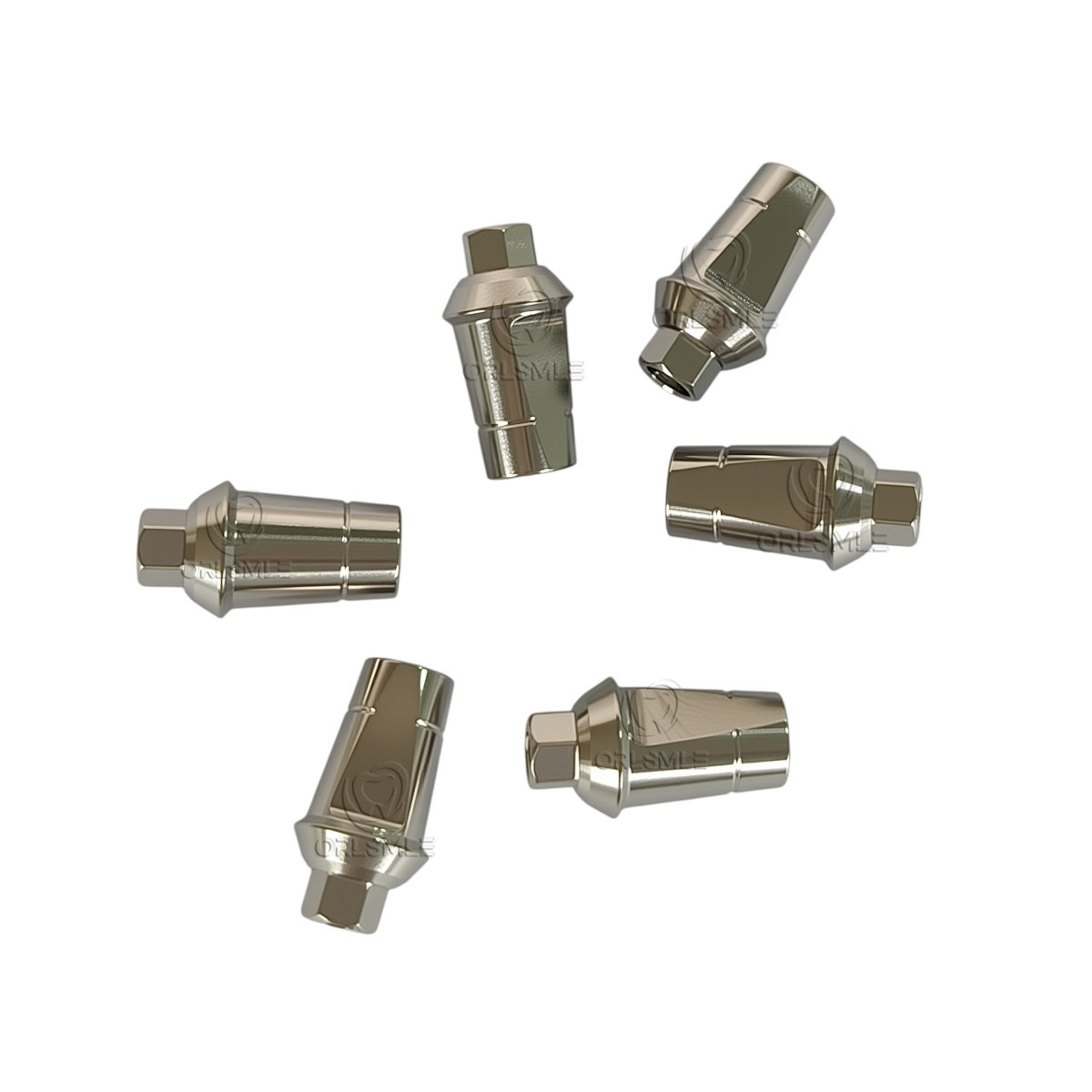 Zimmer TSV compatible Ti cemented abutment Straight abutment platform D4.8 D5.5