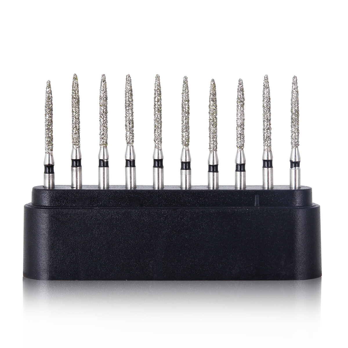 10 PCS Dental Super Coarse Diamond Burs Drills FO-11S for High Speed Handpiece