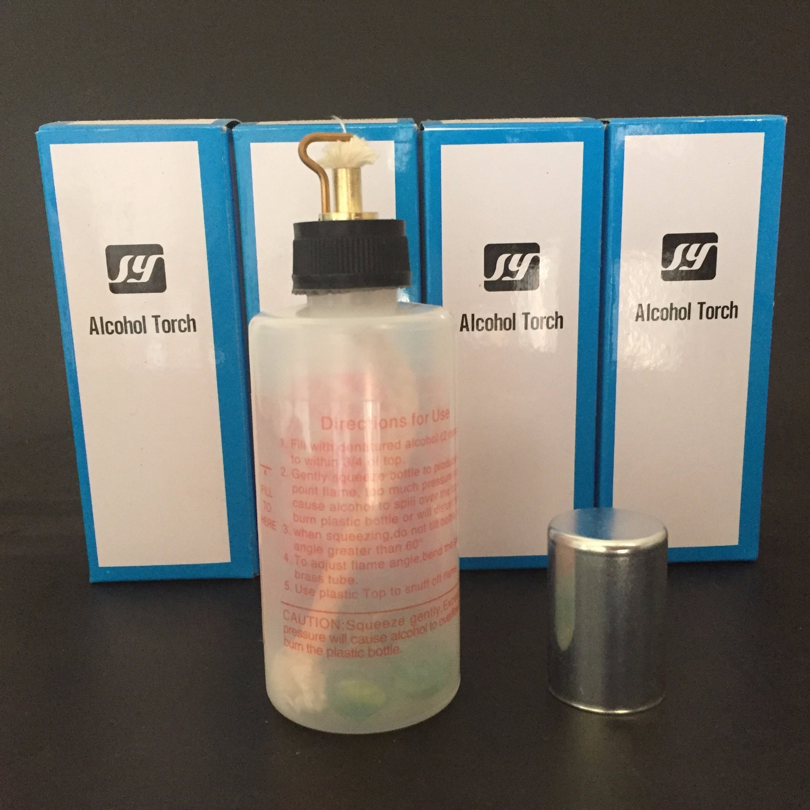 5 Pcs Dental Plastic Alcohol Burner Lamp Light LAB EQUIPMENT US free shipping