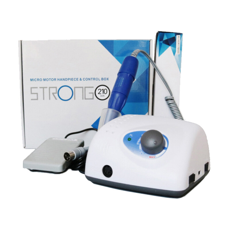 Dental Lab Micromotor Strong 210/105L 35K RPM Nail Art Manicure Pedicure Machine