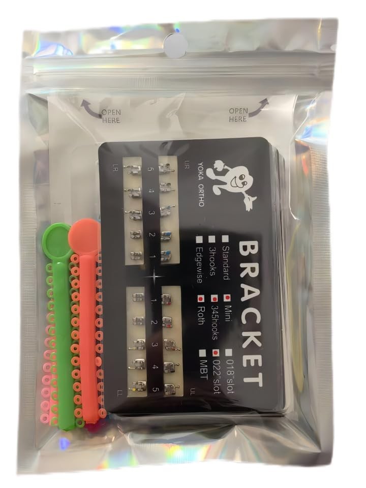 200pcs/Pack Teeth Model Mini Roth Brackets Roth 022 Slot Bondable with Hook o…