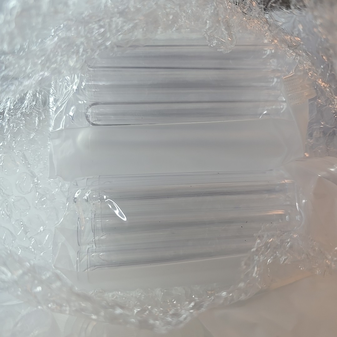 300 Pcs Test Tubes 8 ml Clear Plastic Test Tubes with Caps 8ML Small 3.94″ Seal