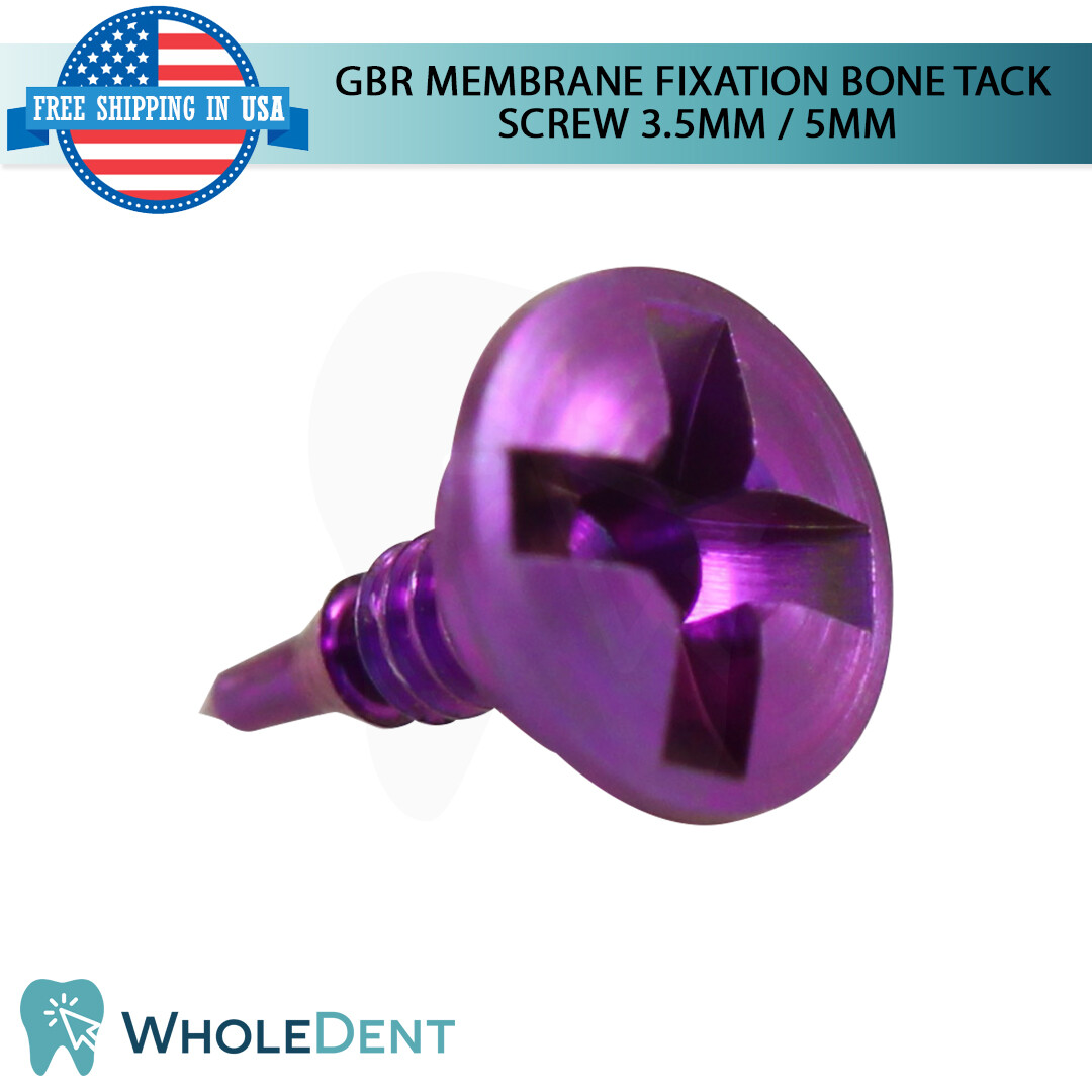 GBR Bon Tack Screw Pin Titanium Mesh Membrane Fixation, Dental Im plant Tac