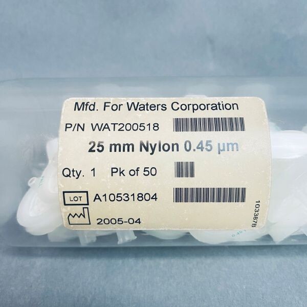 Waters Nylon Acrodisc Syringe Filter 25 mm 0.45 um Lot of 39 Filters