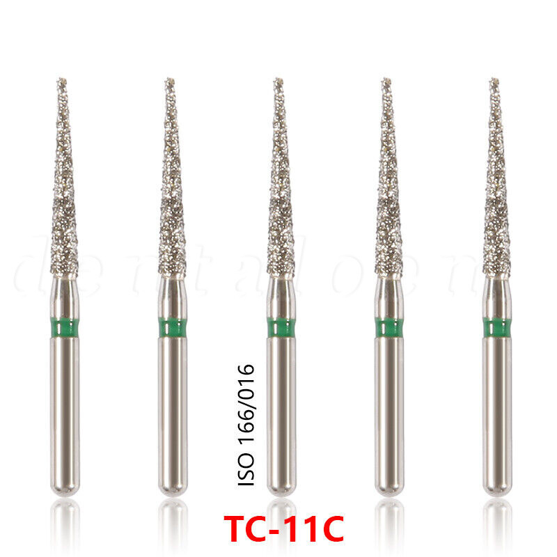 100x Brocas de fresa de diamante para dentista dental Taladro FG 1,6 mm 20 OEM