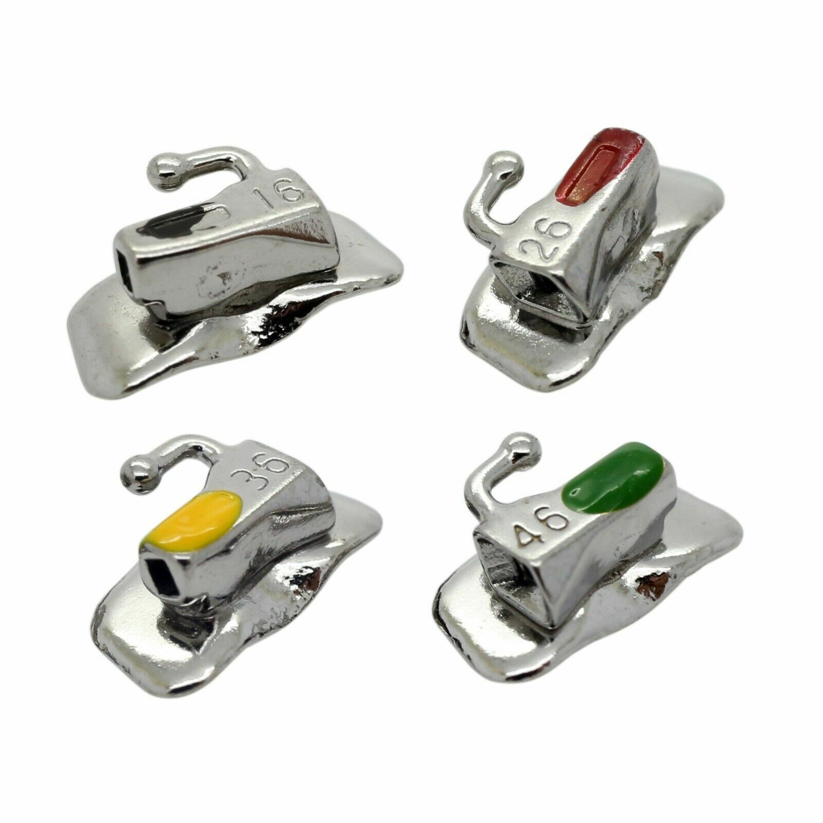 Dental Orthodontic Buccal Tubes Roth 022 1st/2nd Molar Bracket Brace Arch Wire