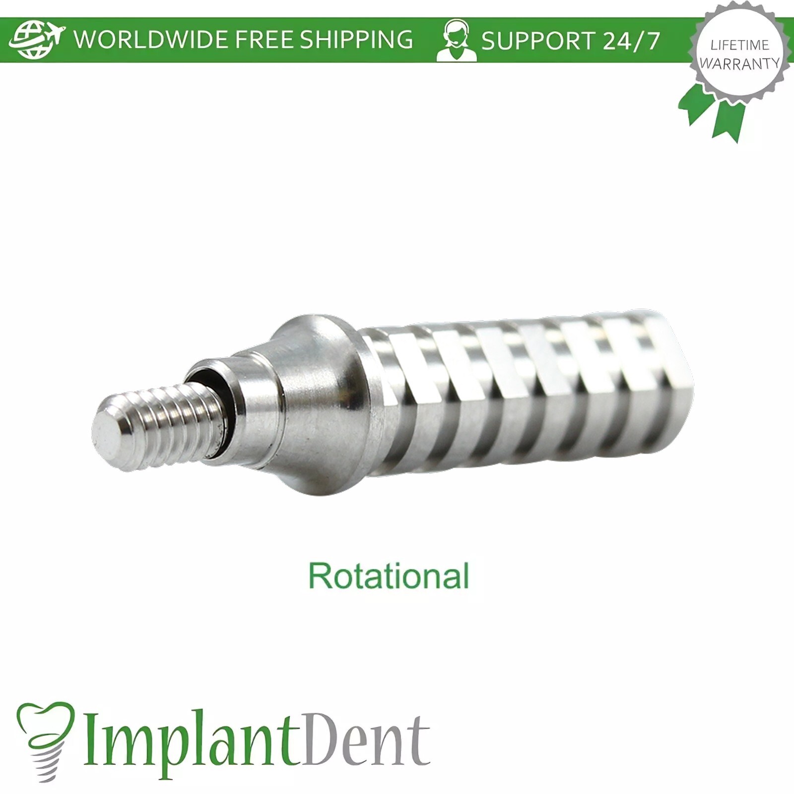 5x Titanium Temporary Dental Prosthetics RP Conical Connection 2.65mm Dentistry