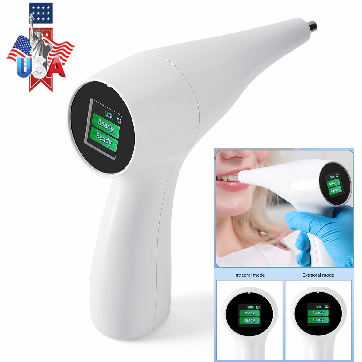 Dental LED Digital VITA Shade Guide Tooth Color Comparator Set Equipment White