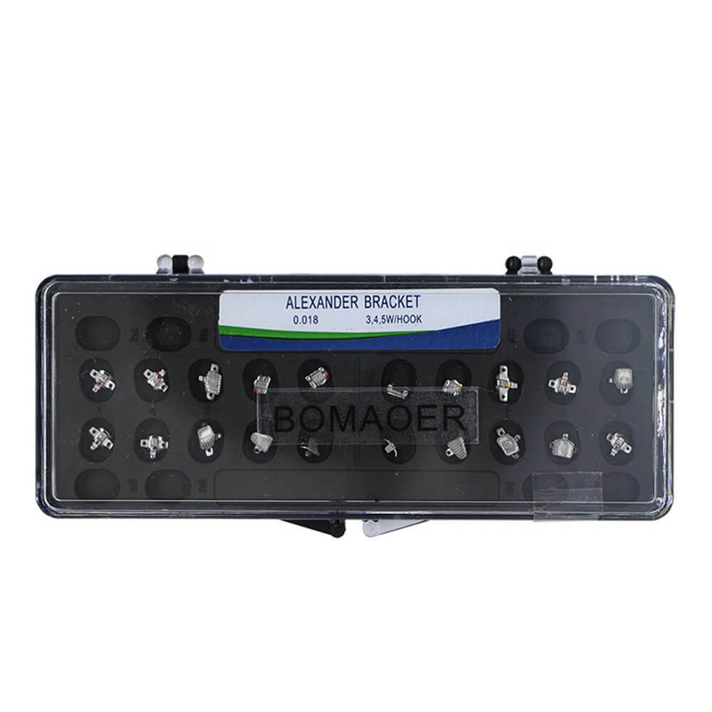 Dental Orthodontic Alexander Brackets – .018, 345 Hooks, FDA & CE Certified