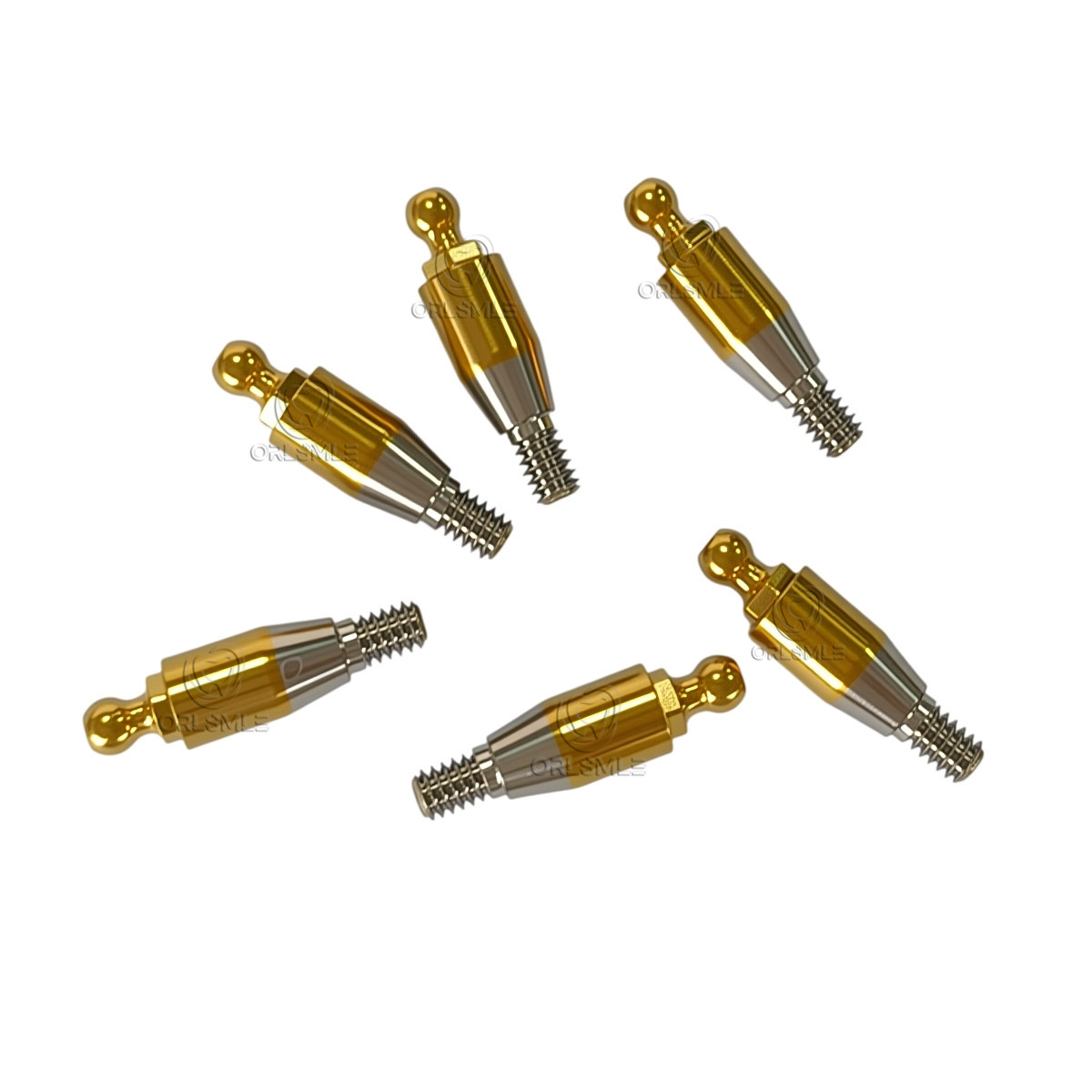 20Pcs Dental Ball Attachment Abutment Retention Oring cap Fits Hiossen Osstem