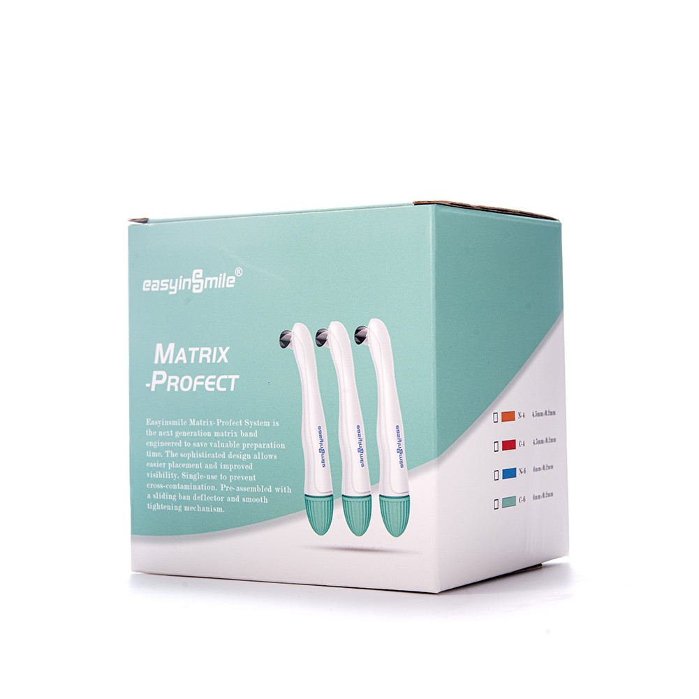 50Pcs Dental Endodontic Pro Matrix Bands Adjust Molar Pre Formed Bands 4.5/6 MM