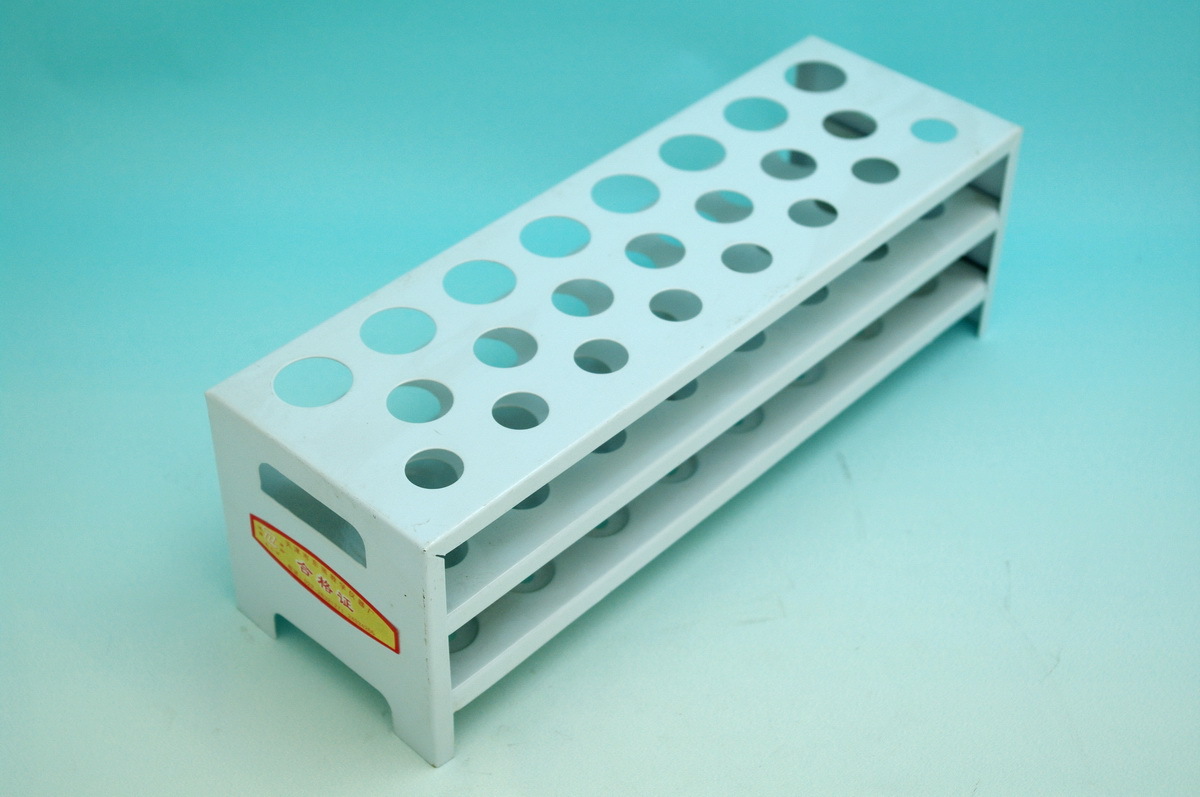 lab iron powder coating test tube rack 30 tubes Φ18.5mm new