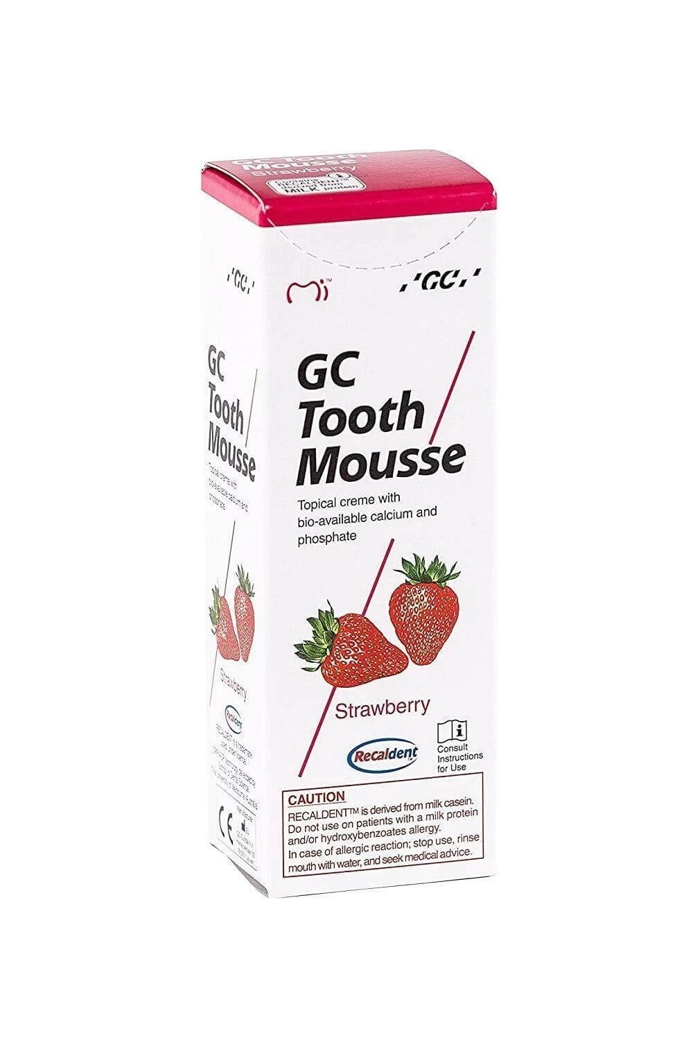 GC Tooth Mousse 1 X40Gm Dental Product (Strawberry) USA STOCK