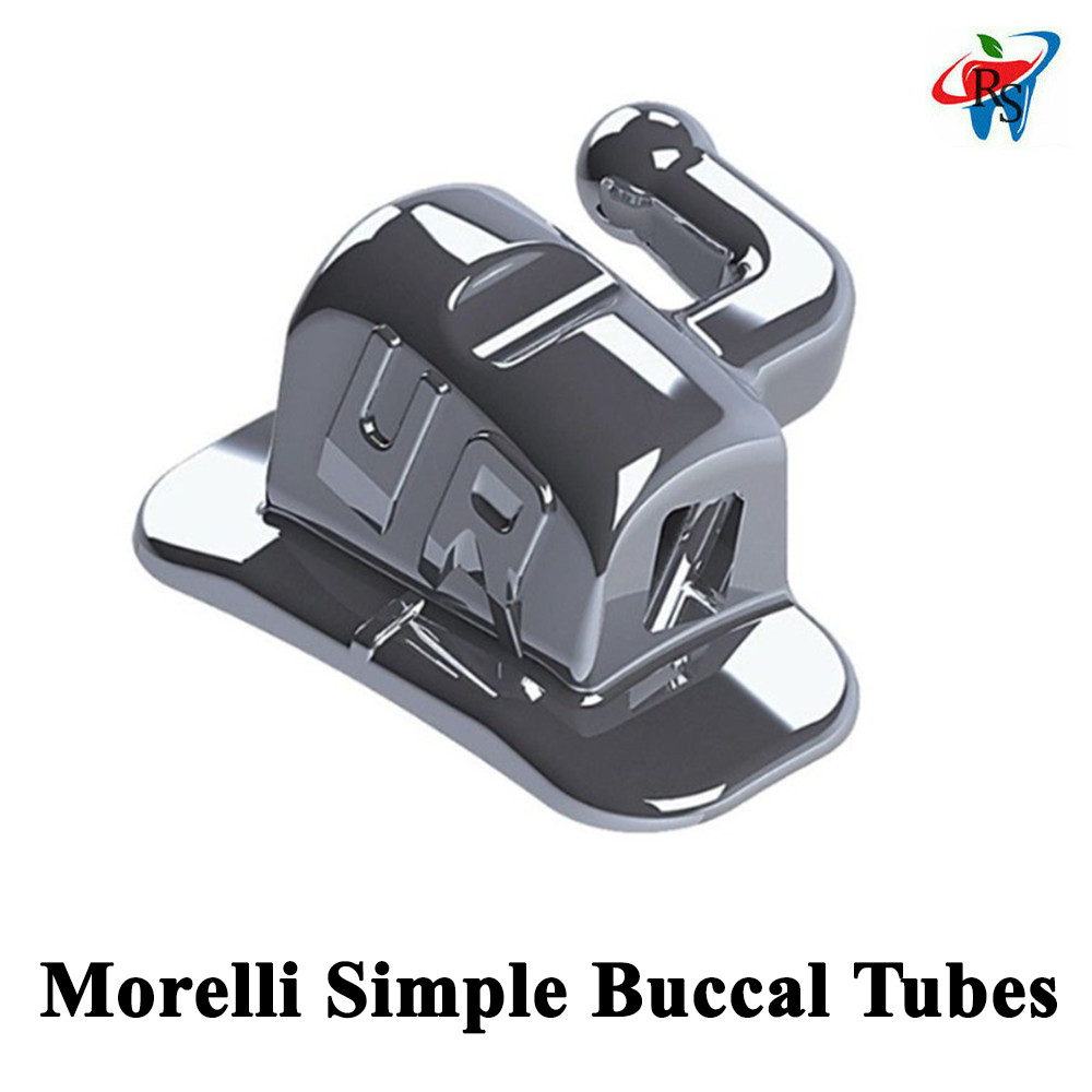 10pcs Dental Morelli Simple Buccal Tube Non Conventional Hook Orthodontic