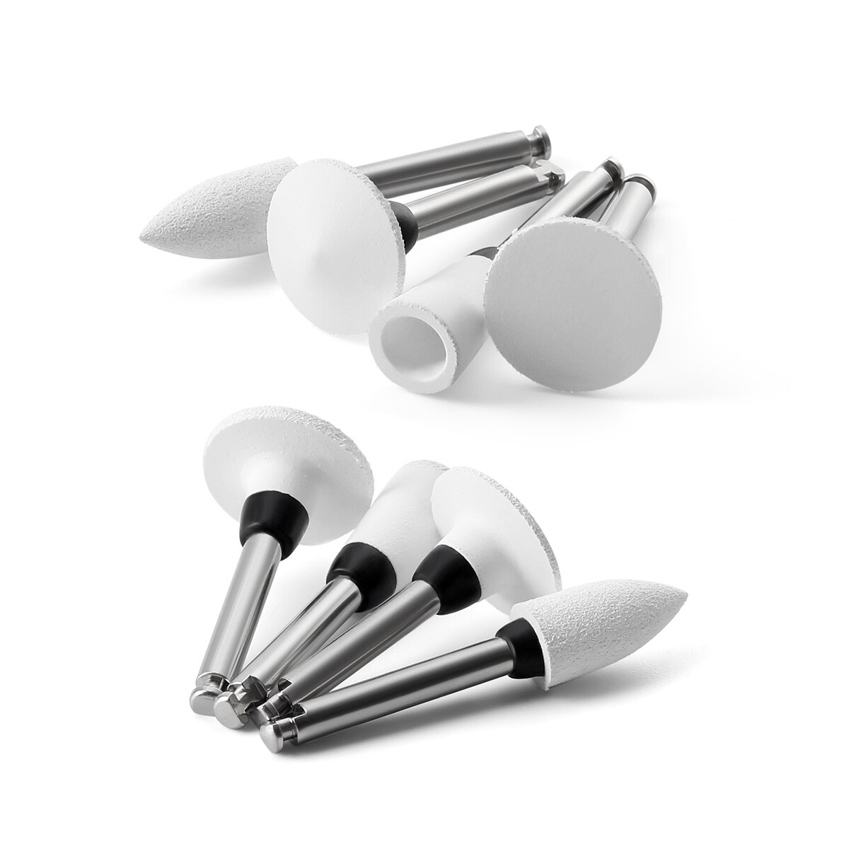 Dental Composite Polishing Kit RA 2.35mm Silicone Burs Polisher for Contra Angle