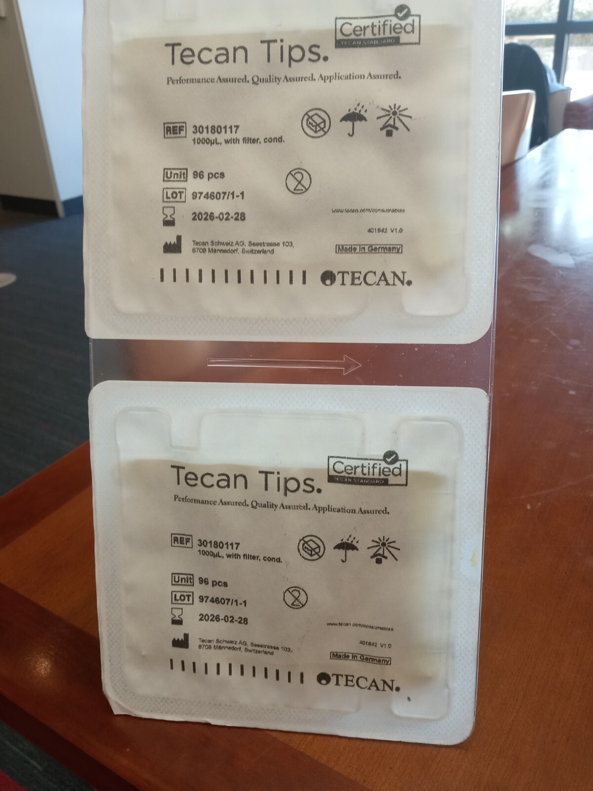 Tecan 30180117 Liha 1000ul Disposable Tips W/ Filter Tecan Standard