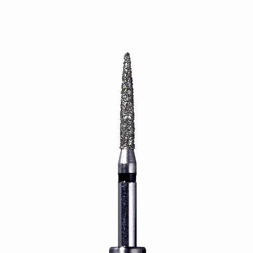 Mydent 862-012SC Defend Friction Grip Flame Super Coarse Grit Diamond Burs 10/Pk