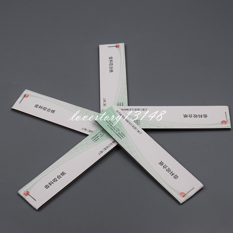 Dental Blue Thin Strips Practical Articulating Paper 10 Sheets/Book 20 Books/Box