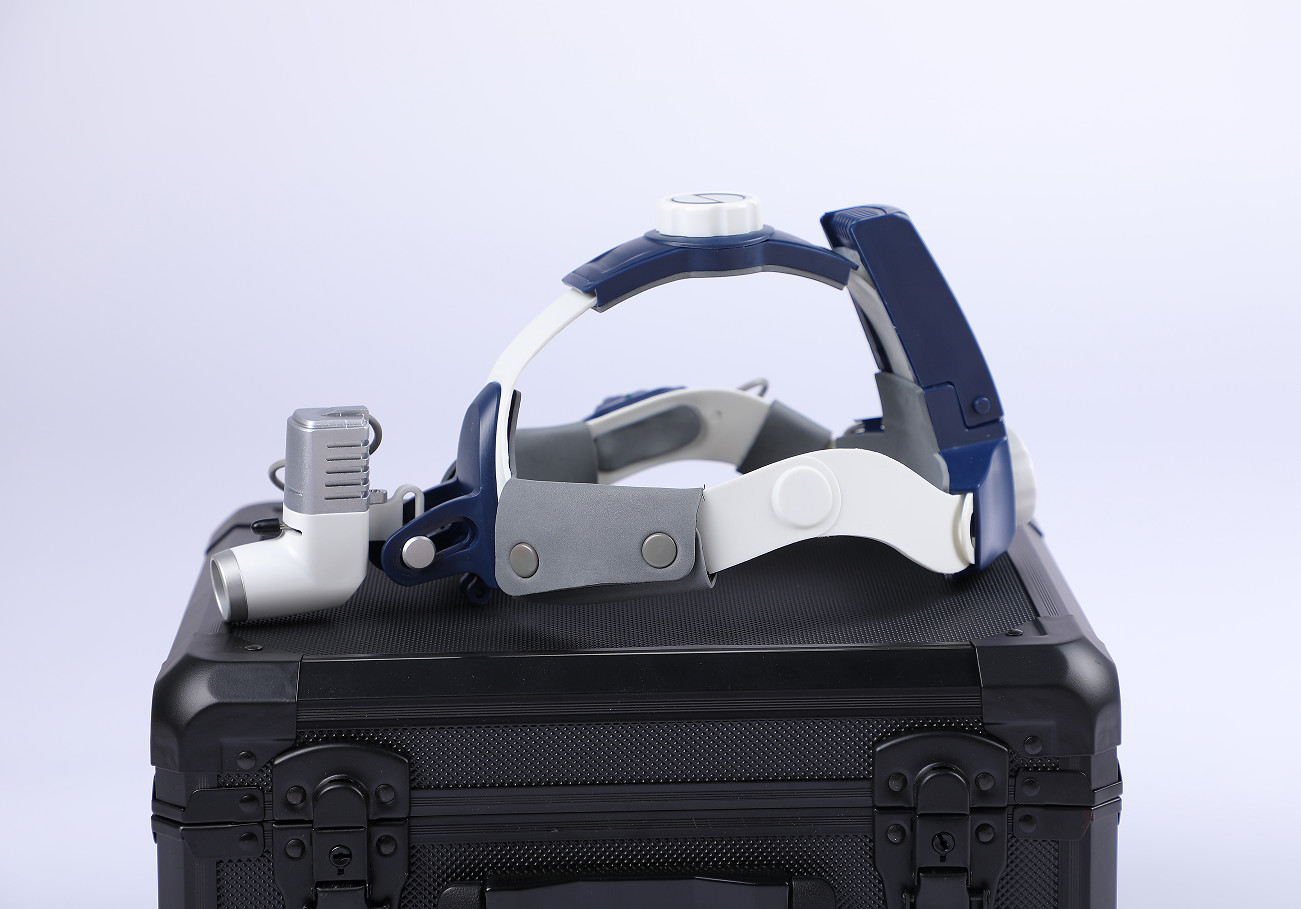 KWS 5W LED Dental Head Light Wireless Medical ENT All-in-one Head Lamp with Box