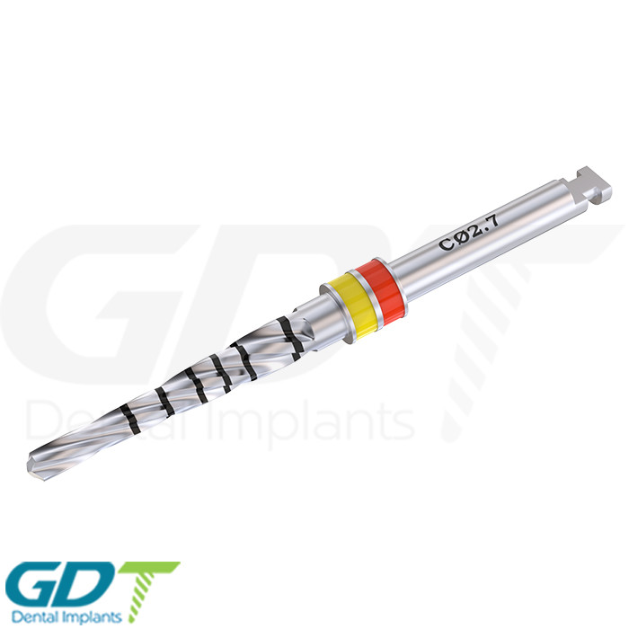Conical Drill 1.8mm – 2.8mm, External Irrigated, Dental Implant Surgical Tools