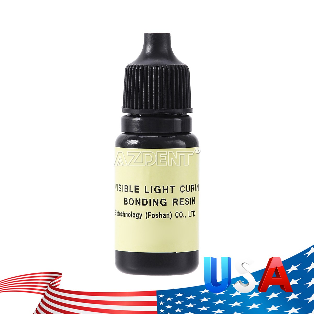Dental Etch Light-Curing Adhesive Dentin Enamel Ceramic Resin Bonding 5ml