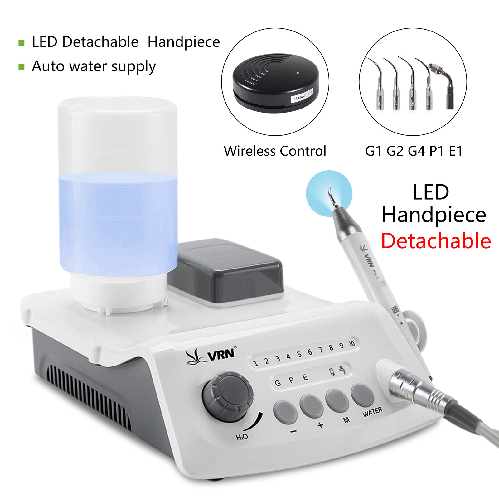 Dental Ultrasonic Piezo Scaler LED Handpiece VRN / Air Perio Scaler Handpiece US