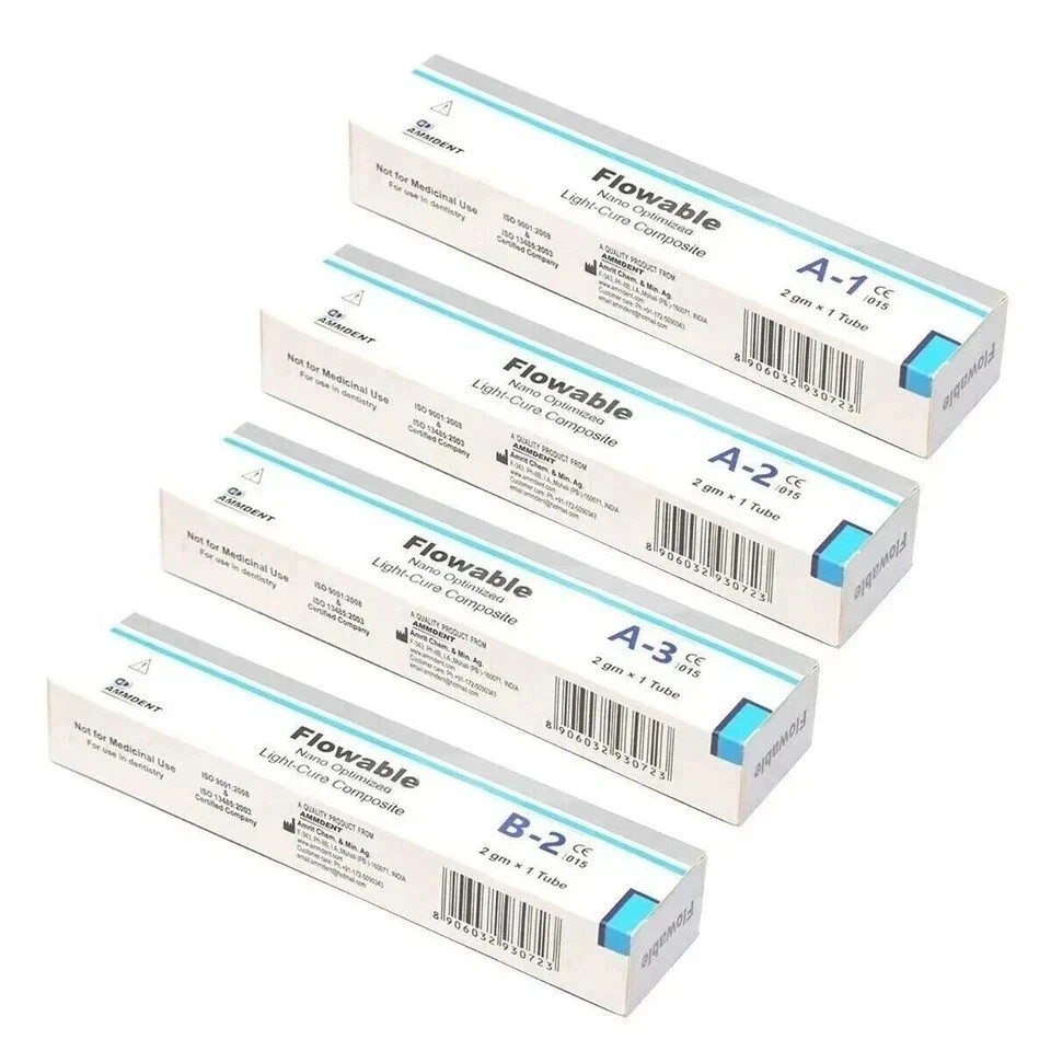 Ammdent Flowable Nano Optimized Light Cure Composite Refills