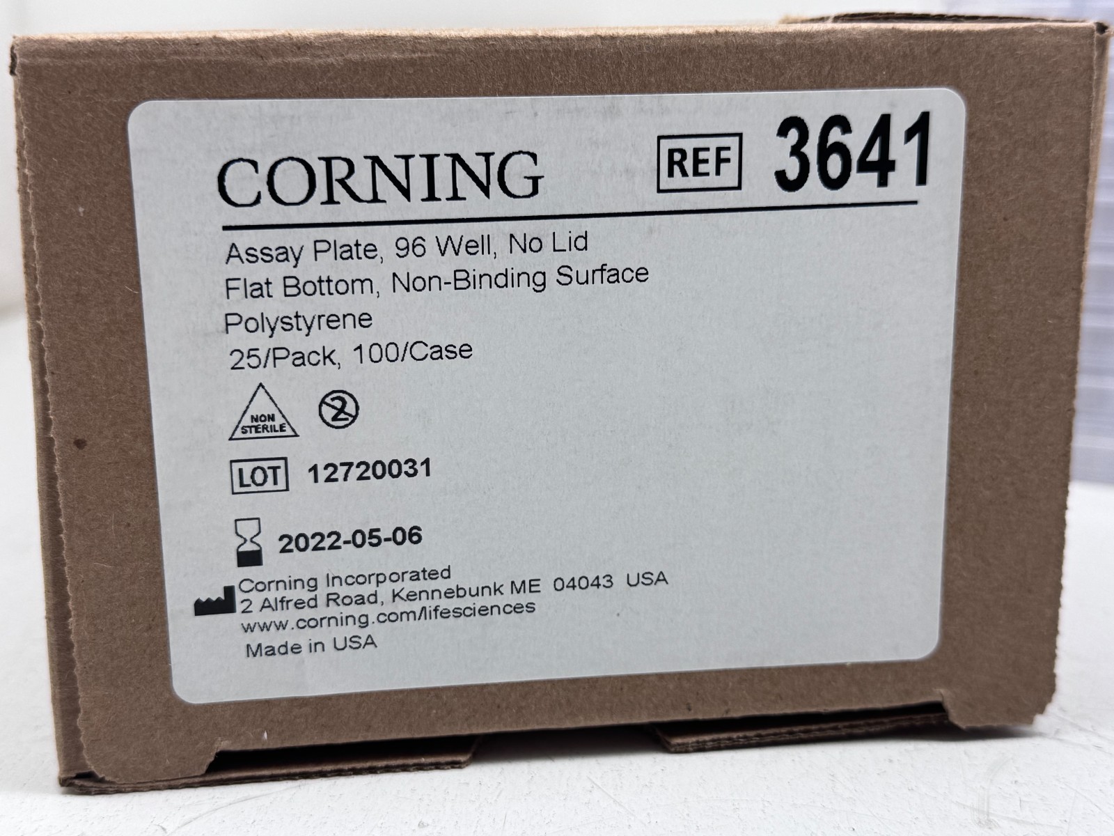 (25-Pack) Corning 3641 Flat Bottom NBS Microplate Assay Plate ~EXPIRED~