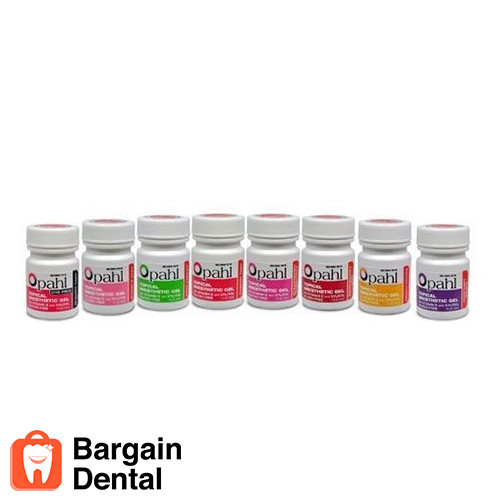 OPAHL Oral Anesthetic Gel Assorted Flavors Dental Medical Tattoo X 8 Jar