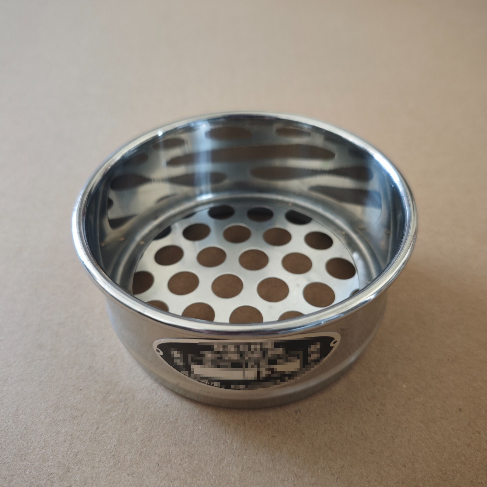 4in Round Hole Integrated Lab Test Sieve Dia 10cm Stainless Metal Filter