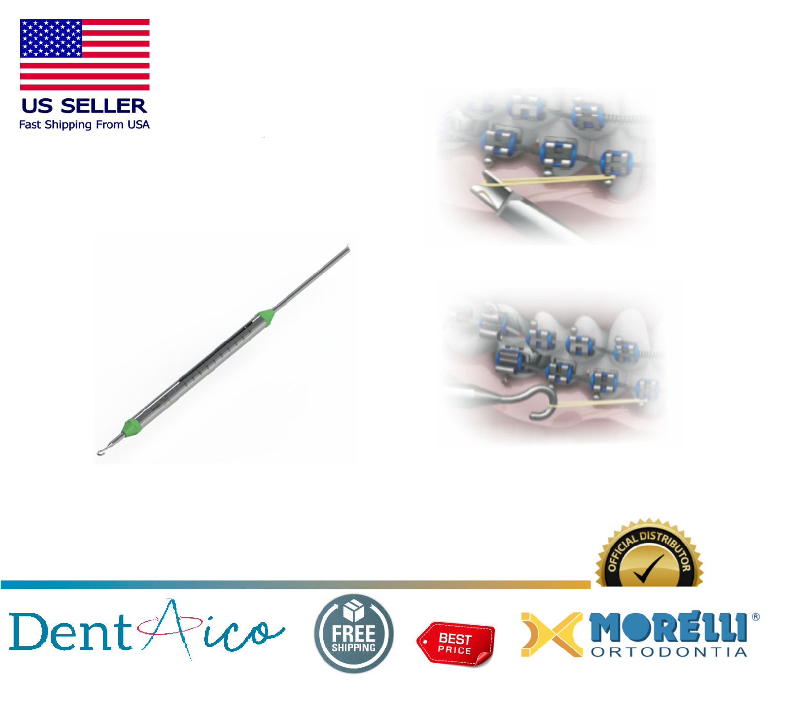 Morelli Tensiometer of 50 to 500gf color Green Orthodontic Supply