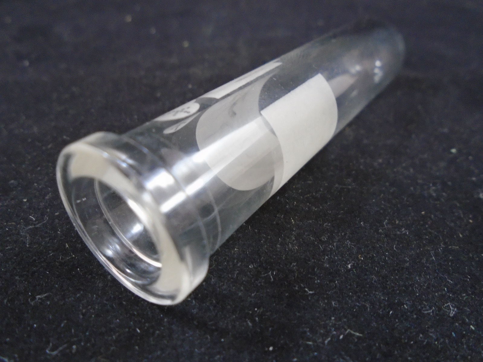 Lab Glass 20 x 80mm Cylindrical Round Bottom Plain Top Reaction Centrifuge Tube