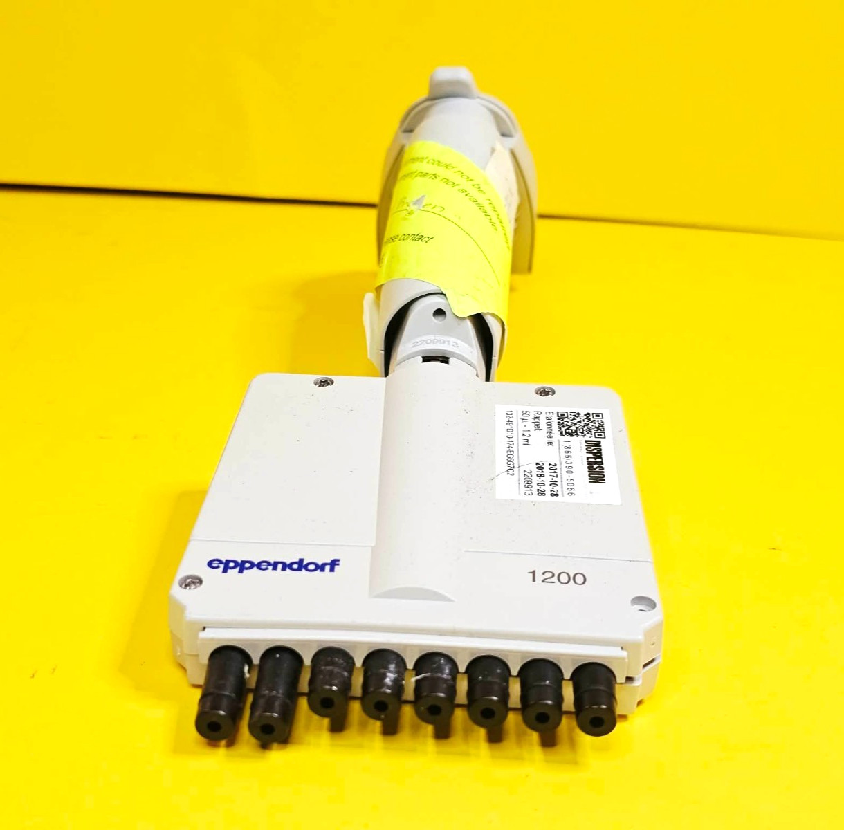 ⚡SAYS DROPPED NOT REPAIRABLE⚡EPPENDORF 1200 50-1200µL ul LCD MANUAL MICROPIPETTE