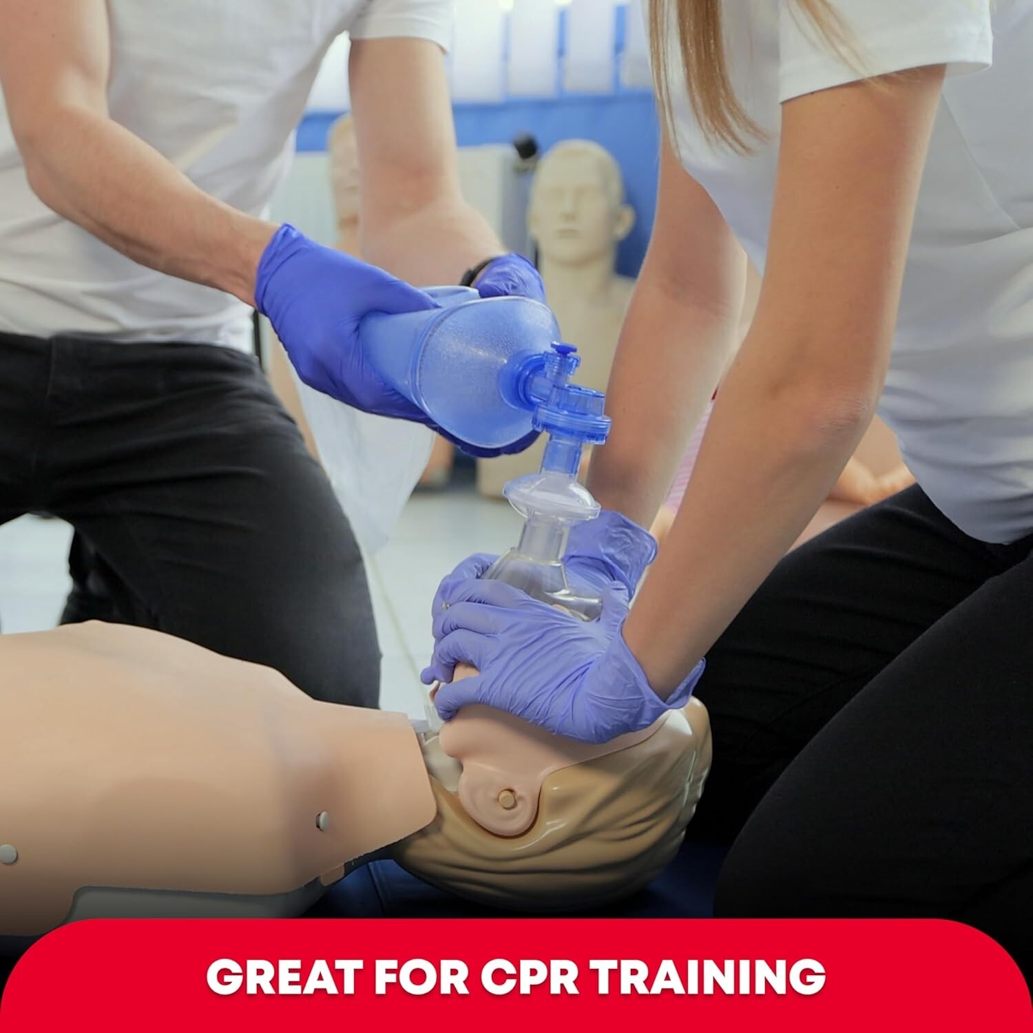 Disposable CPR Mask Combo for Adults & Infants with Gloves – Emergency Ready