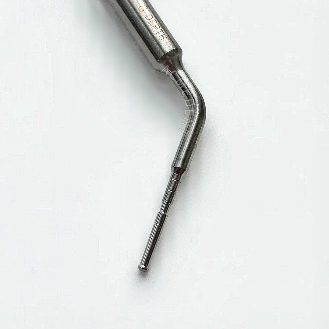 GH Depth Probe Measuring Tool Gauge Dental Implant Gingiva Height Measure 2Heads