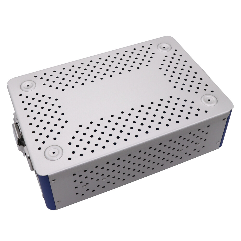 double layer sterilization tray case box 300*200*90mm surgical instrument，US