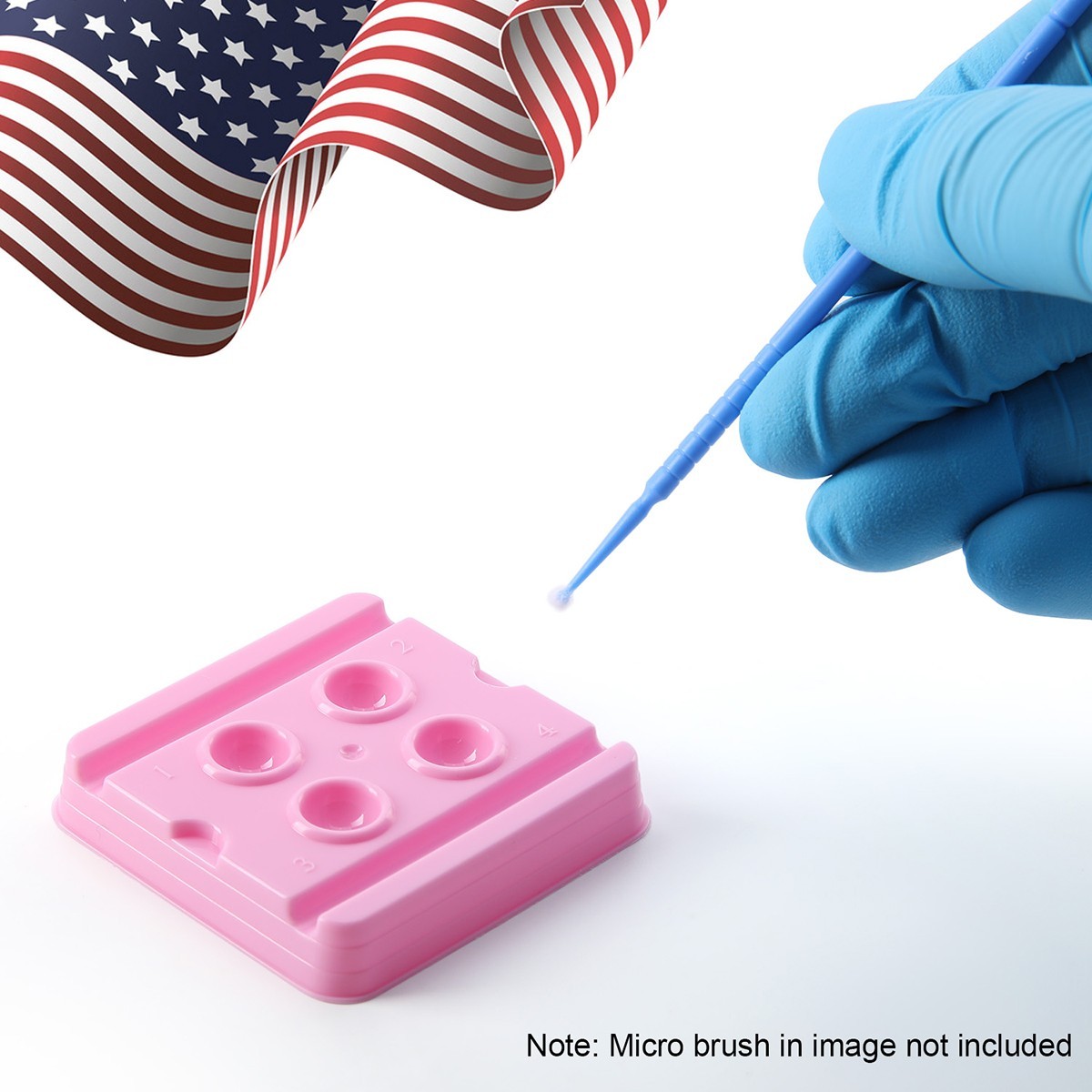 Dental Lab Disposable Mixing Wells Bonding Composite Adhesive 2/4 Holes