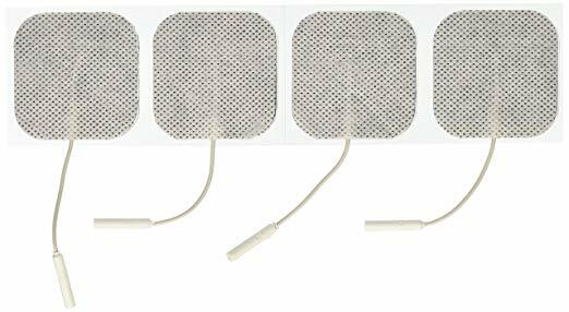 Compass Electrodes, 2″ x 2″, Tan White Cloth, Reuseable Self Adhering For Tens