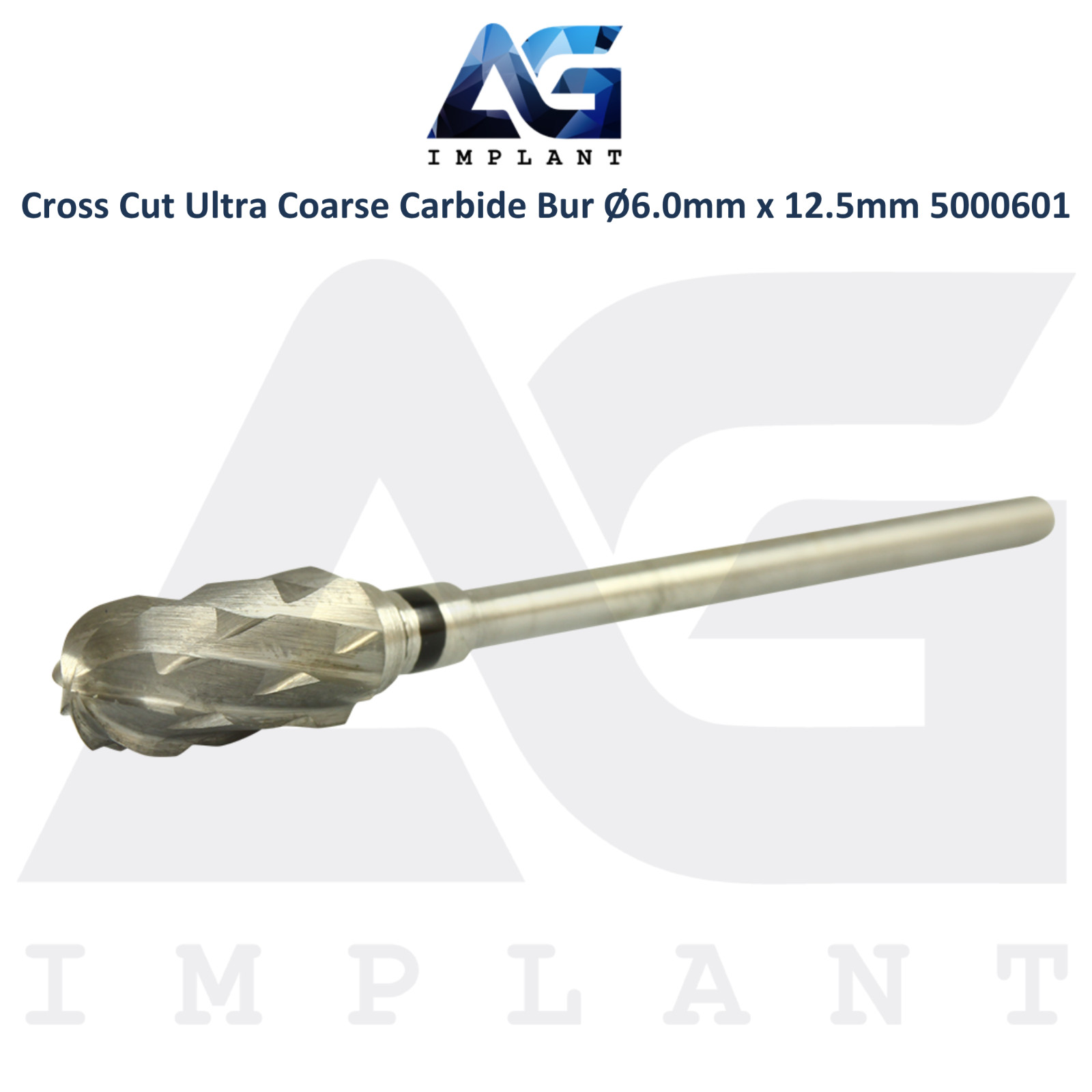 Dental Wilson Cross Cut Barrel Ultra Coarse Bur Ø6.0×12.5mm Carbide Tool 5000601