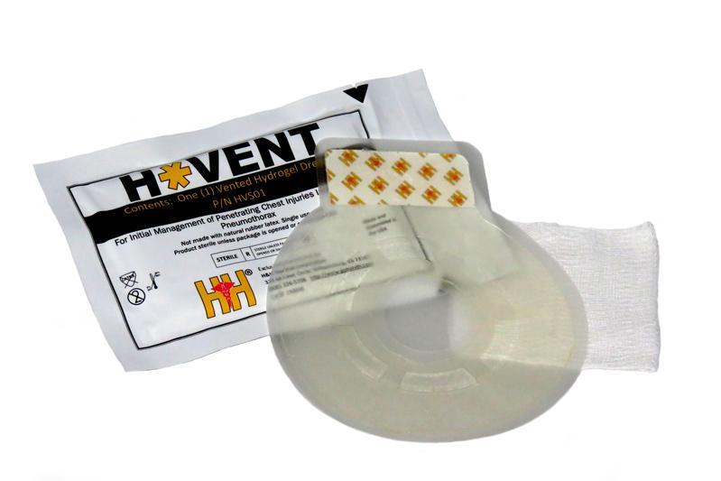 Gun Range Bag, Chest Direct Wound Dressing Combat Sterile Hydrogel HVS01